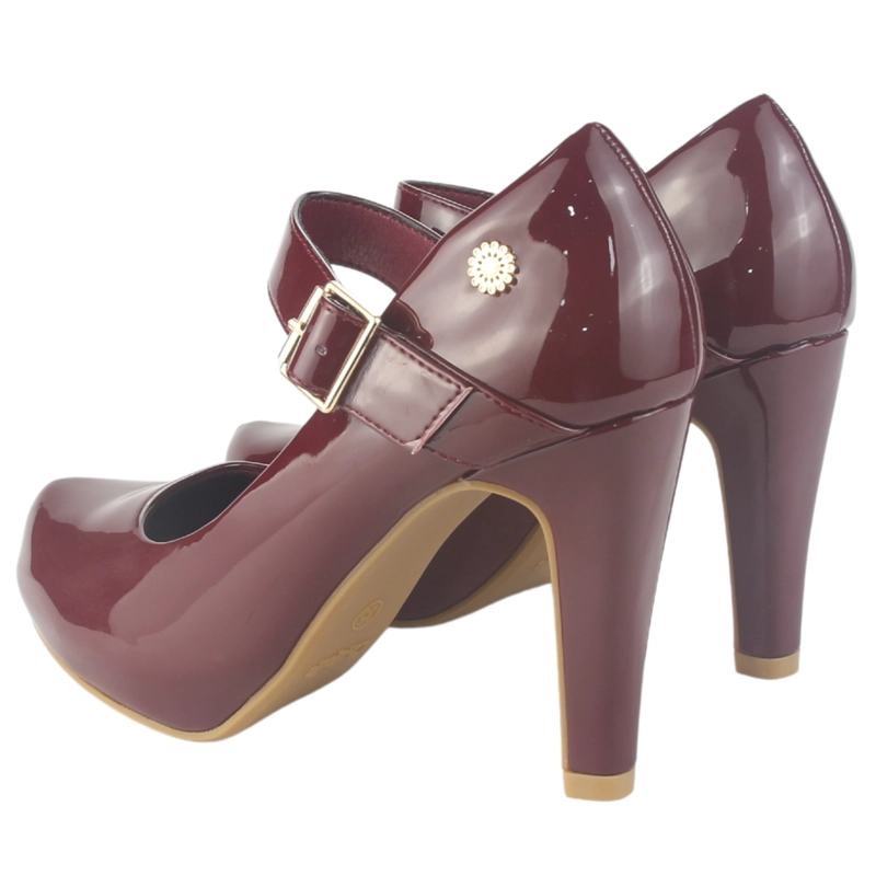 ZAPATO CHALADA MUJER FASHION-71 BURDEO CASUAL - 6
