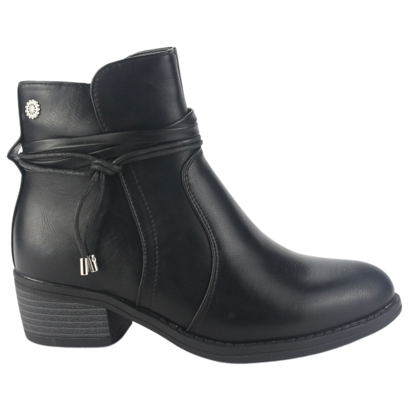 BOTIN CHALADA MUJER TROSI-1 NEGRO CASUAL - 1