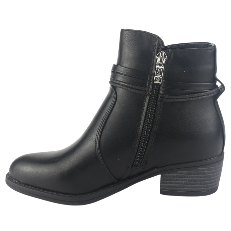 BOTIN CHALADA MUJER TROSI-1 NEGRO CASUAL - 2