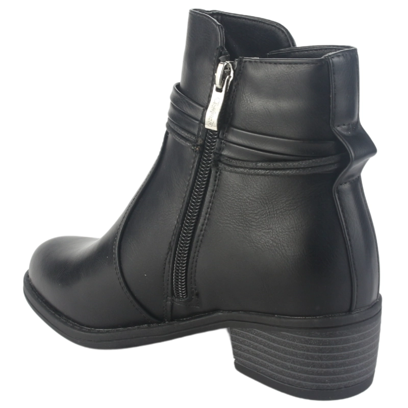 BOTIN CHALADA MUJER TROSI-1 NEGRO CASUAL - 4
