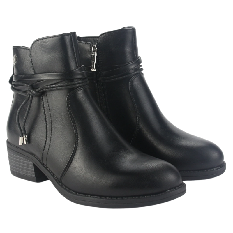 BOTIN CHALADA MUJER TROSI-1 NEGRO CASUAL - 5