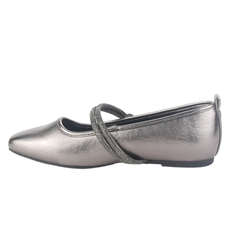 ZAPATO CHALADA MUJER CORSA-1 PLATEADO CASUAL - 2