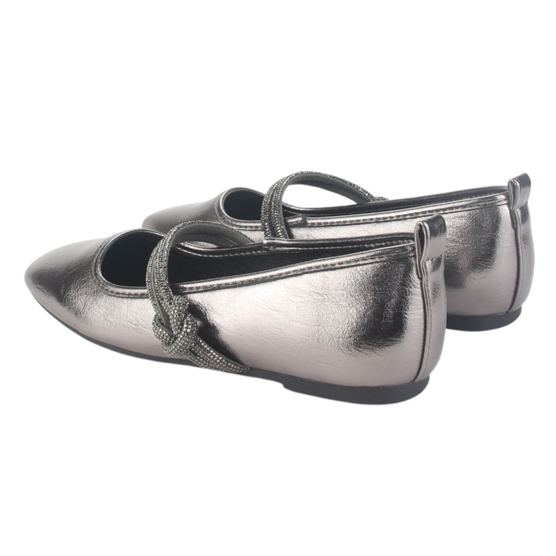 ZAPATO CHALADA MUJER CORSA-1 PLATEADO CASUAL - 6