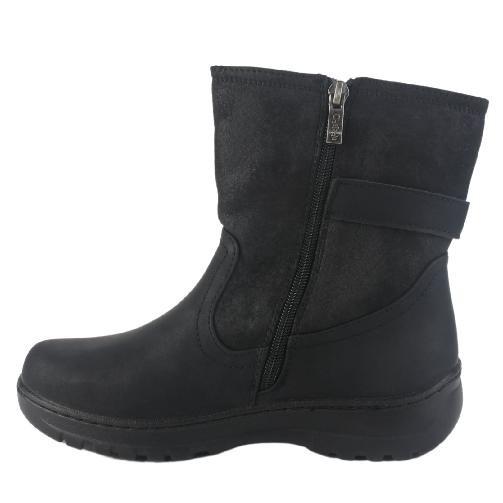 BOTIN CHALADA MUJER QUAL-7 NEGRO CASUAL - 2