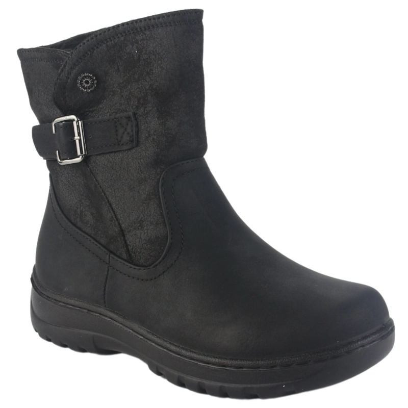 BOTIN CHALADA MUJER QUAL-7 NEGRO CASUAL - 3