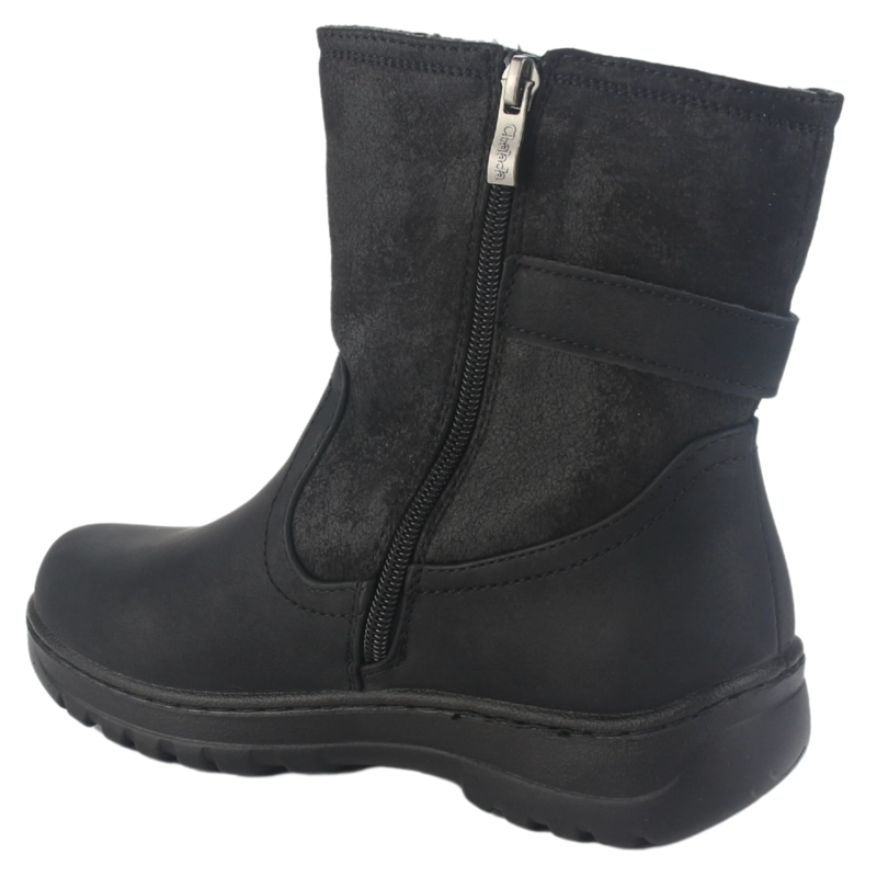BOTIN CHALADA MUJER QUAL-7 NEGRO CASUAL - 4