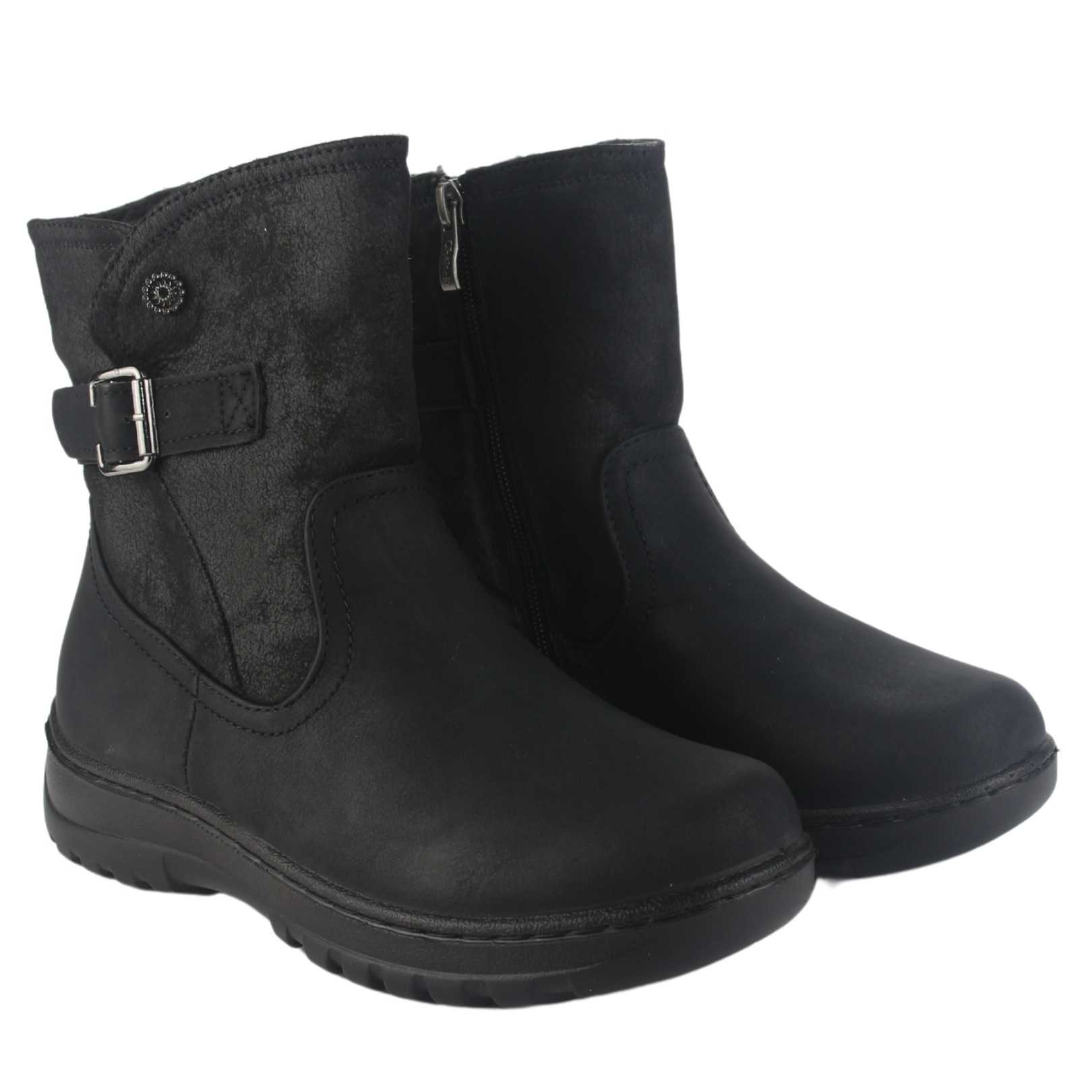 BOTIN CHALADA MUJER QUAL-7 NEGRO CASUAL - 5