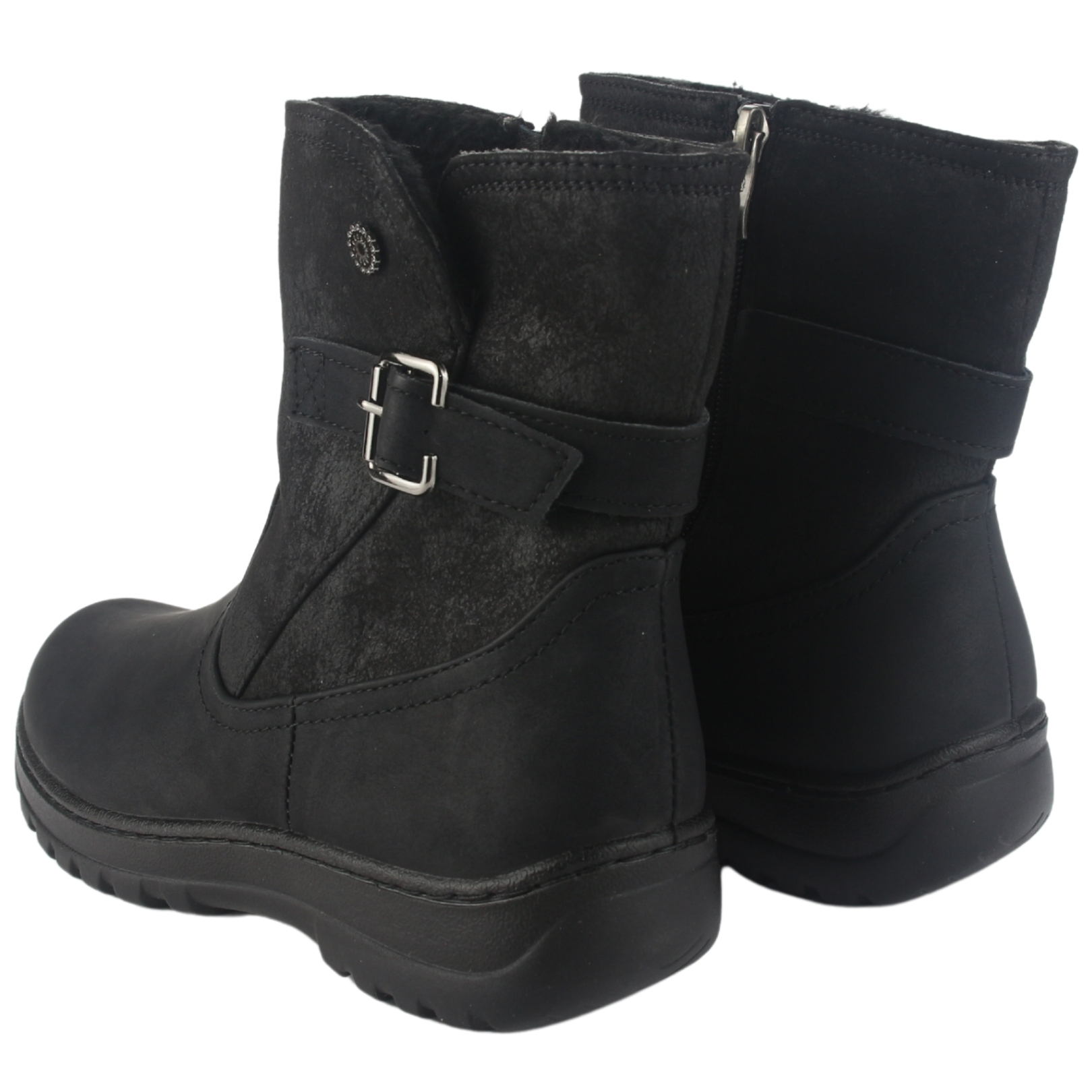 BOTIN CHALADA MUJER QUAL-7 NEGRO CASUAL - 6