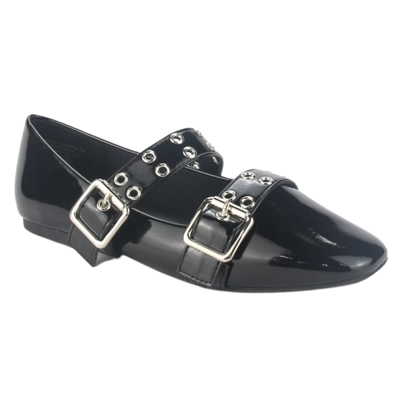BALLERINA CHALADA MUJER MIU-7 NEGRO CASUAL - 3