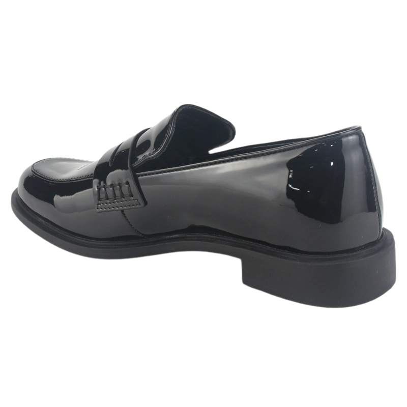 MOCASIN CHALADA MUJER MOCCA-2 NEGRO CASUAL - 4