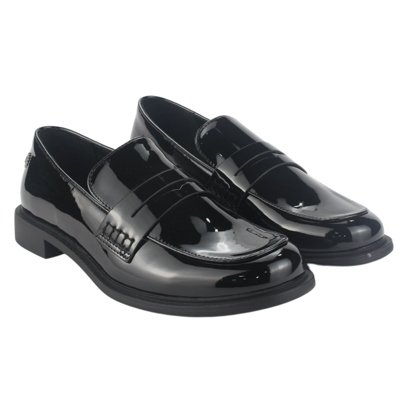 MOCASIN CHALADA MUJER MOCCA-2 NEGRO CASUAL - 5