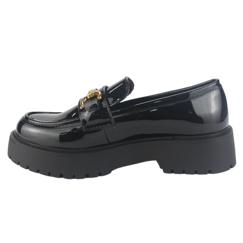 MOCASIN CHALADA MUJER LENIN-4 NEGRO CASUAL - 2