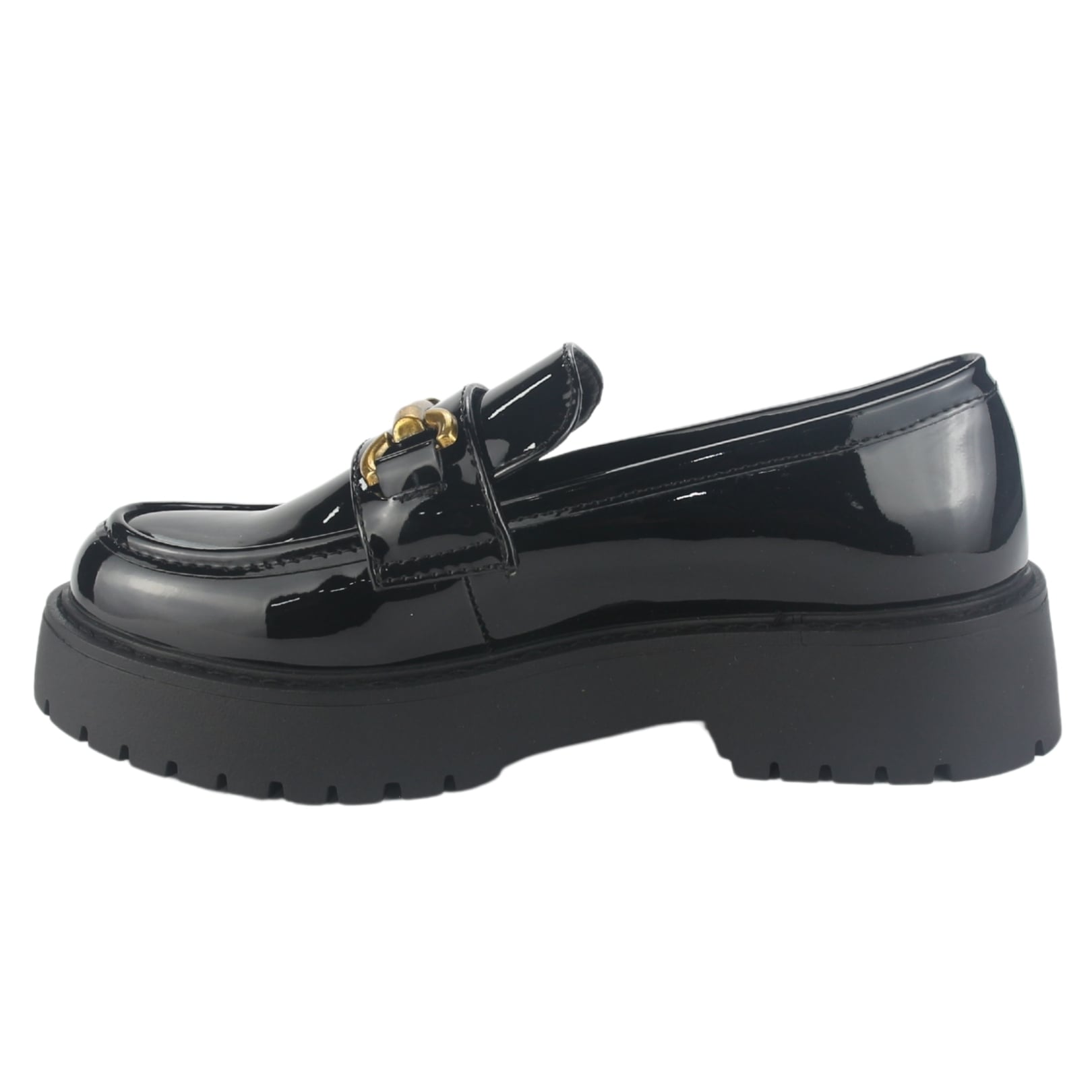 MOCASIN CHALADA MUJER LENIN-4 NEGRO CASUAL - 2