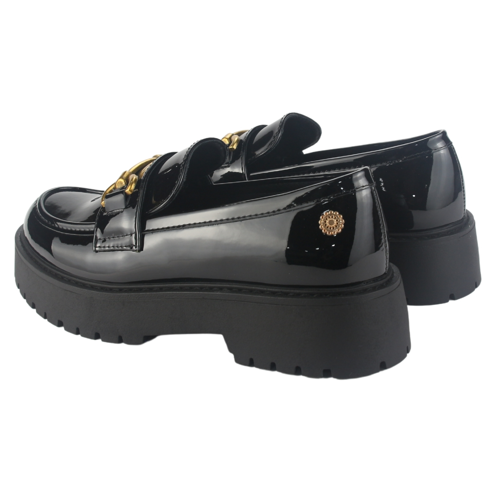 MOCASIN CHALADA MUJER LENIN-4 NEGRO CASUAL - 6
