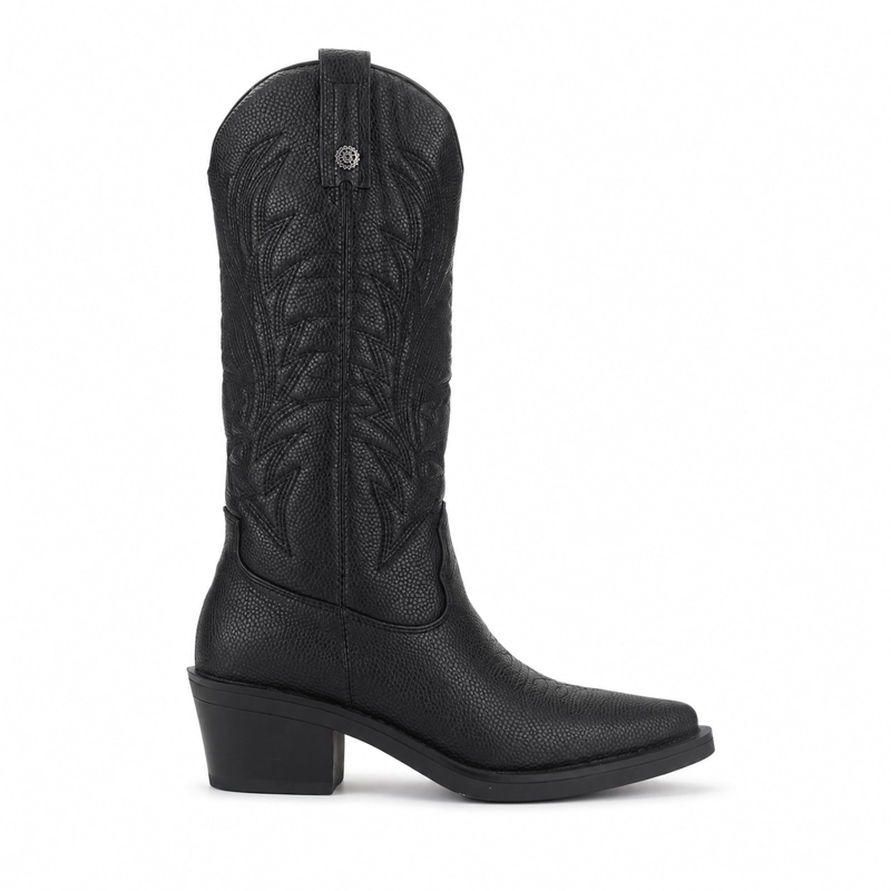 BOTA CHALADA MUJER WEST-22 NEGRO CASUAL - 1