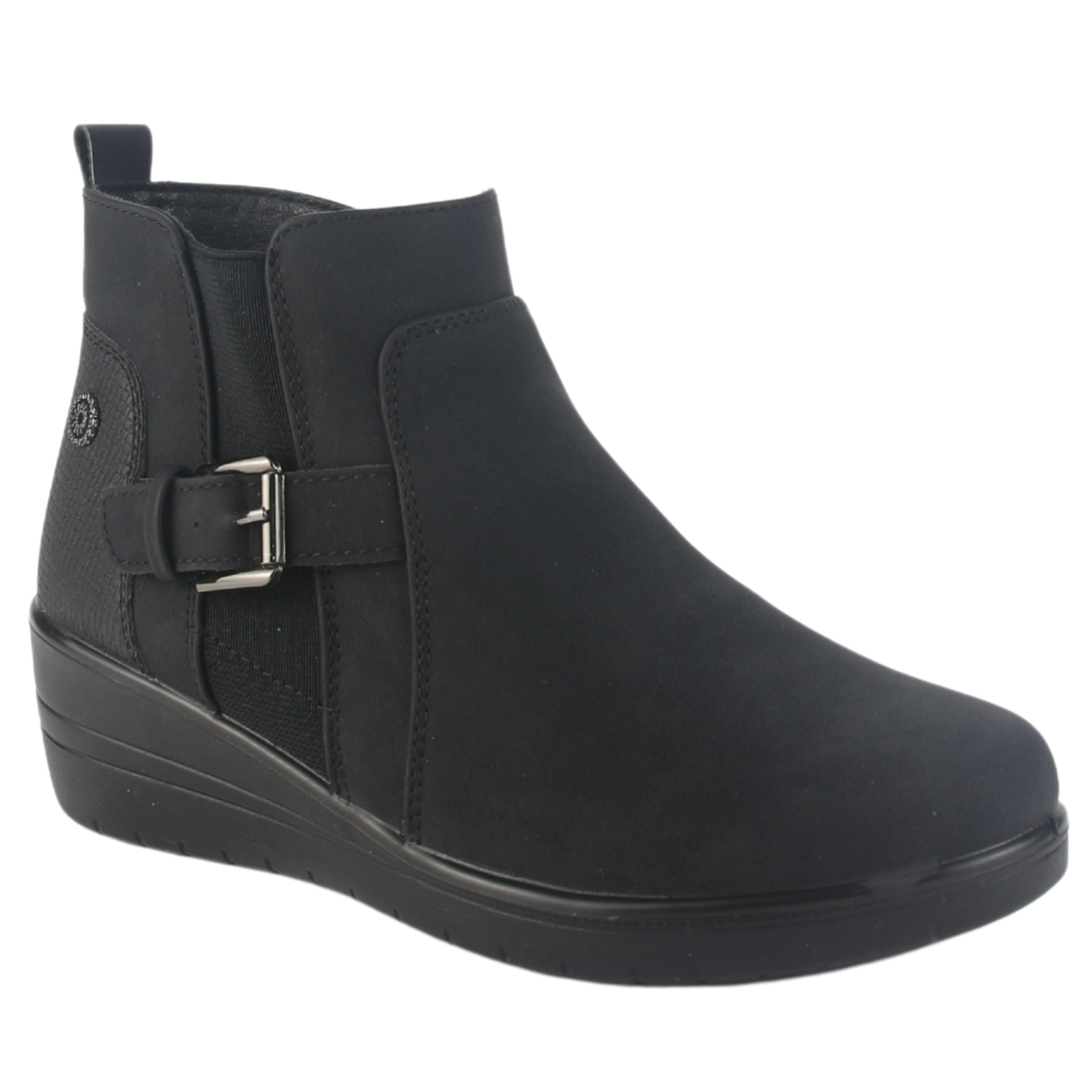 BOTIN CHALADA MUJER MATTER-20 NEGRO CASUAL - 3