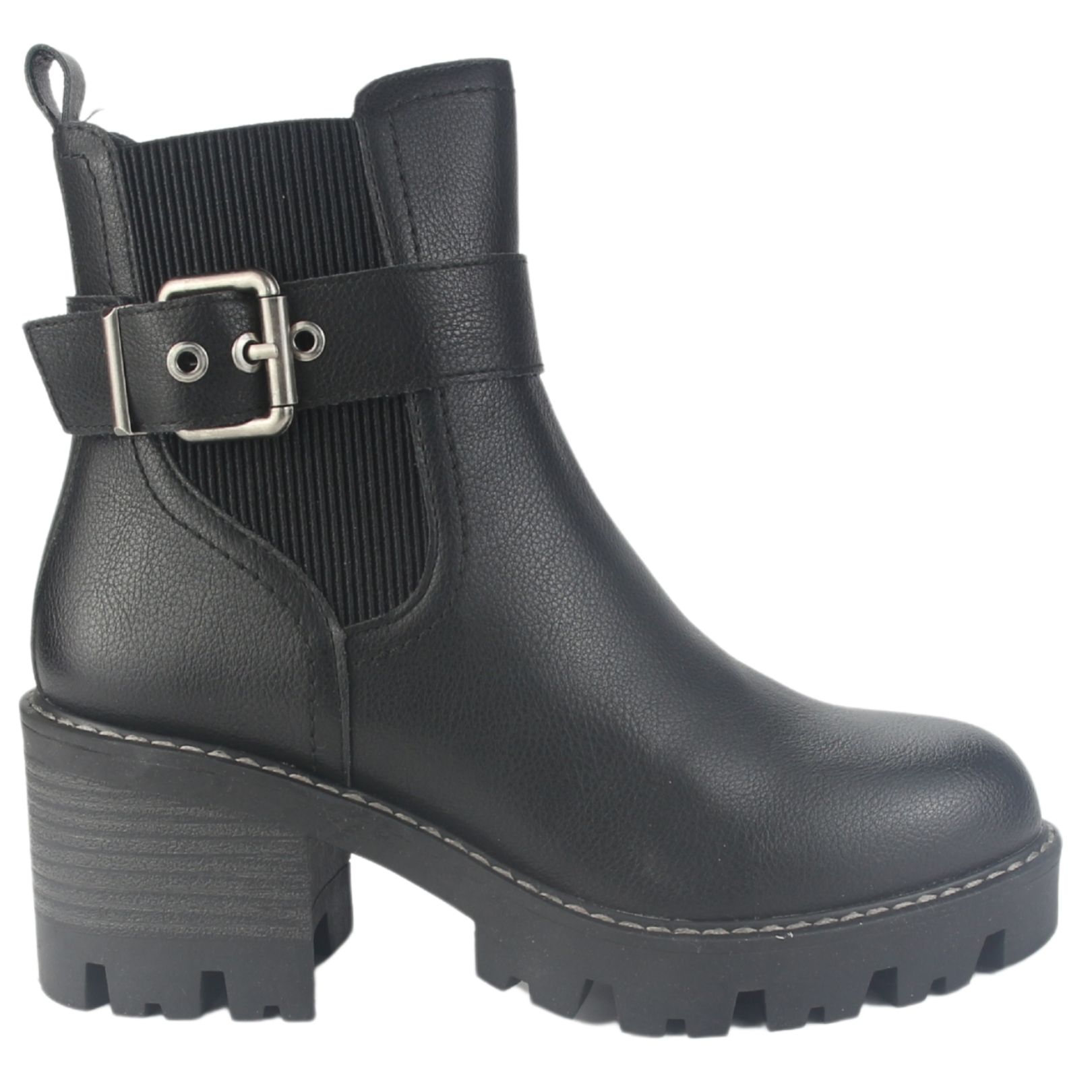 BOTIN CHALADA MUJER TERE-4 NEGRO CASUAL - 1