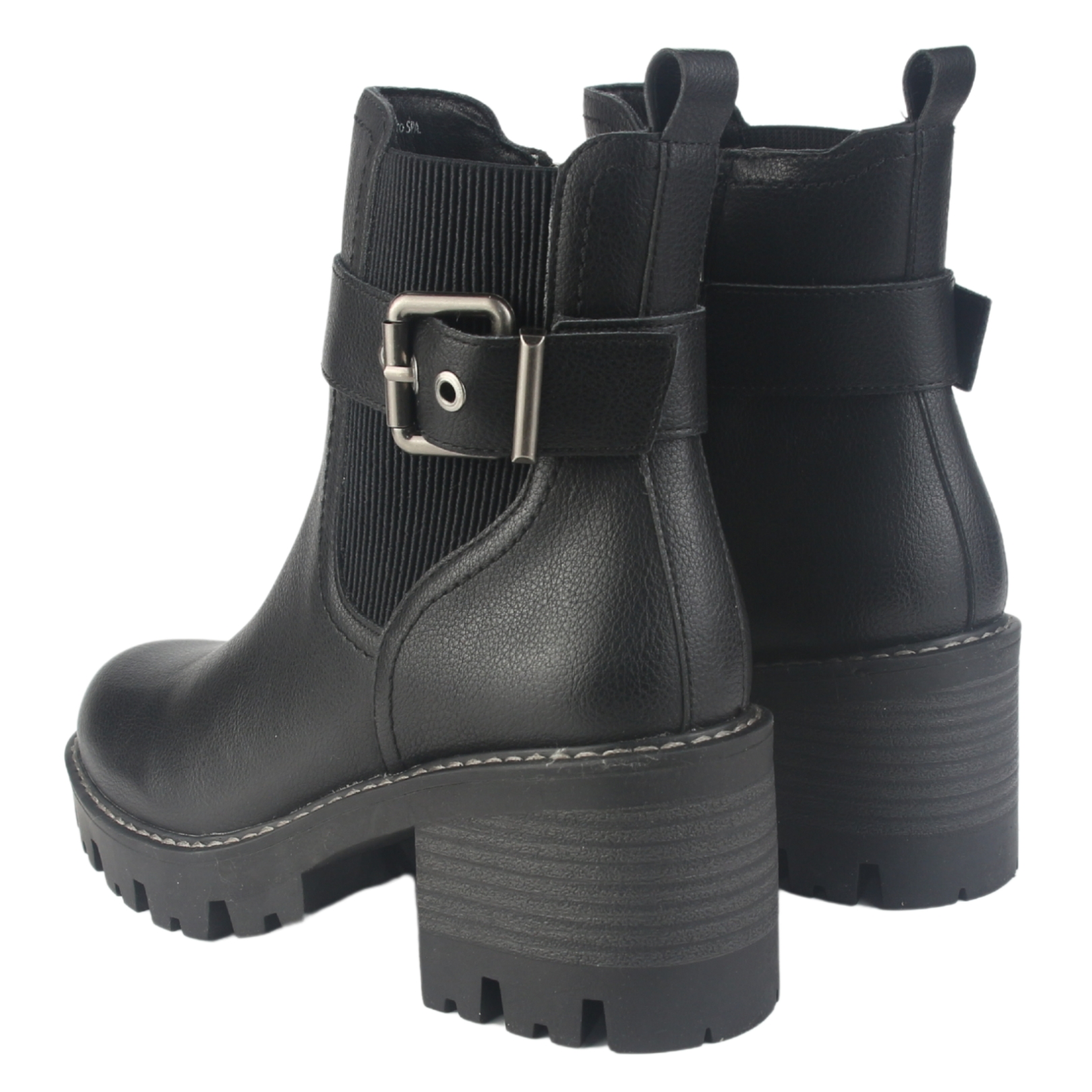 BOTIN CHALADA MUJER TERE-4 NEGRO CASUAL - 6