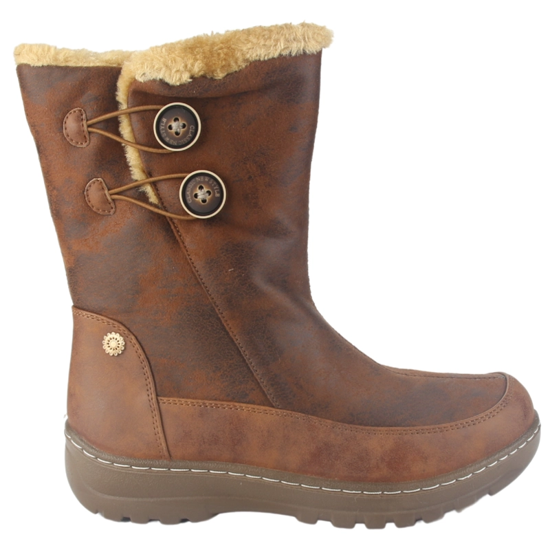 BOTIN CHALADA MUJER QUAL-8 CAMEL CASUAL - 1