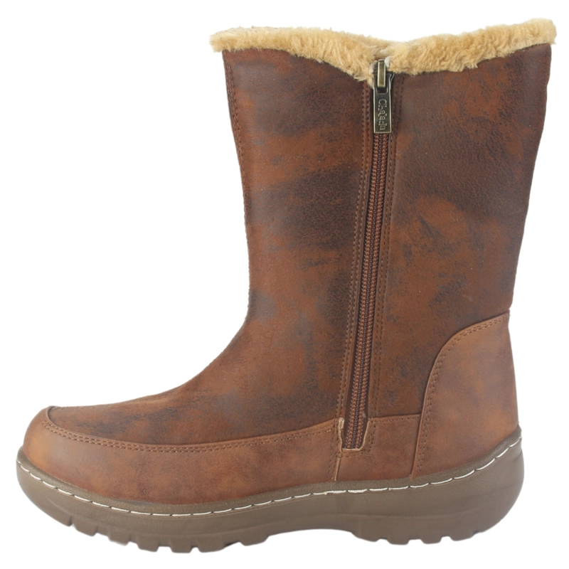 BOTIN CHALADA MUJER QUAL-8 CAMEL CASUAL - 2