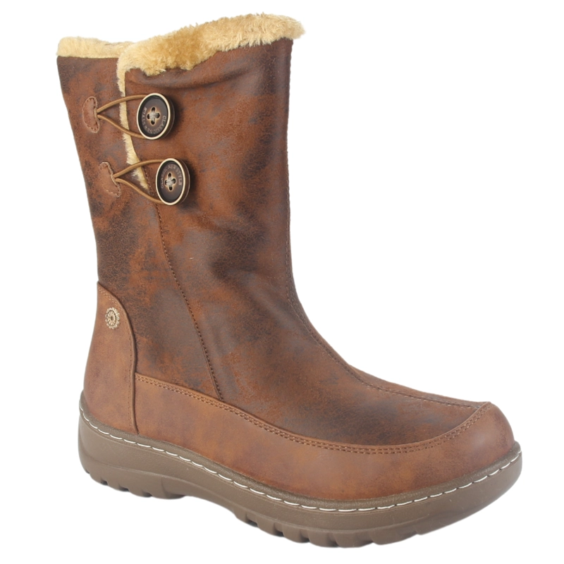 BOTIN CHALADA MUJER QUAL-8 CAMEL CASUAL - 3