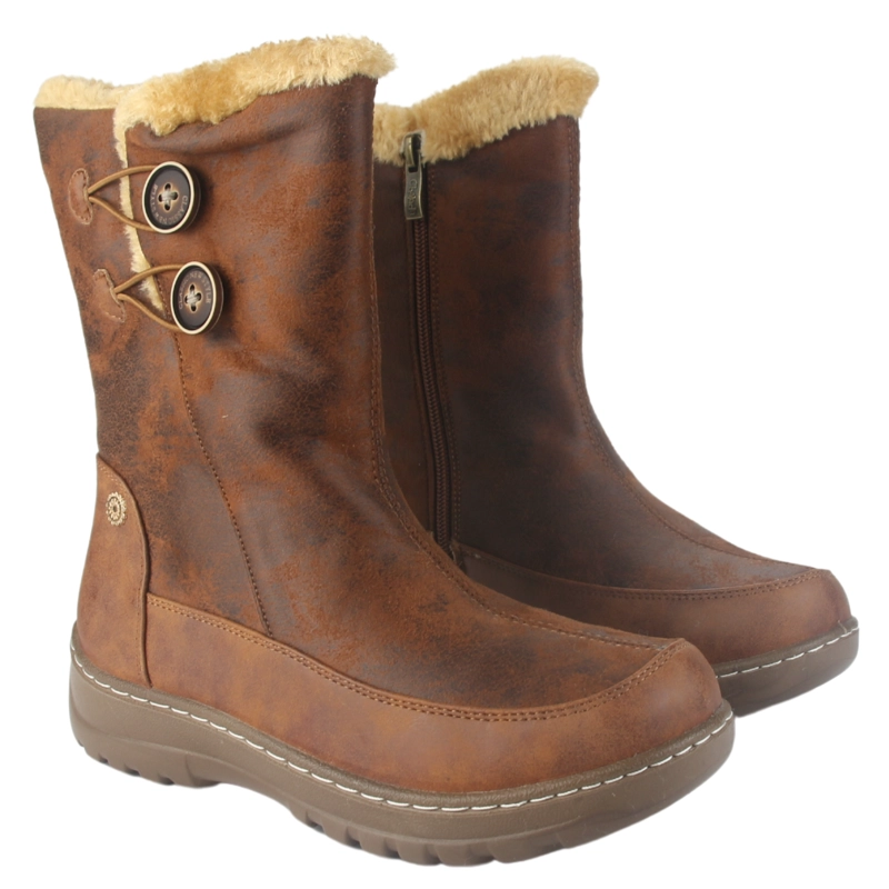 BOTIN CHALADA MUJER QUAL-8 CAMEL CASUAL - 5