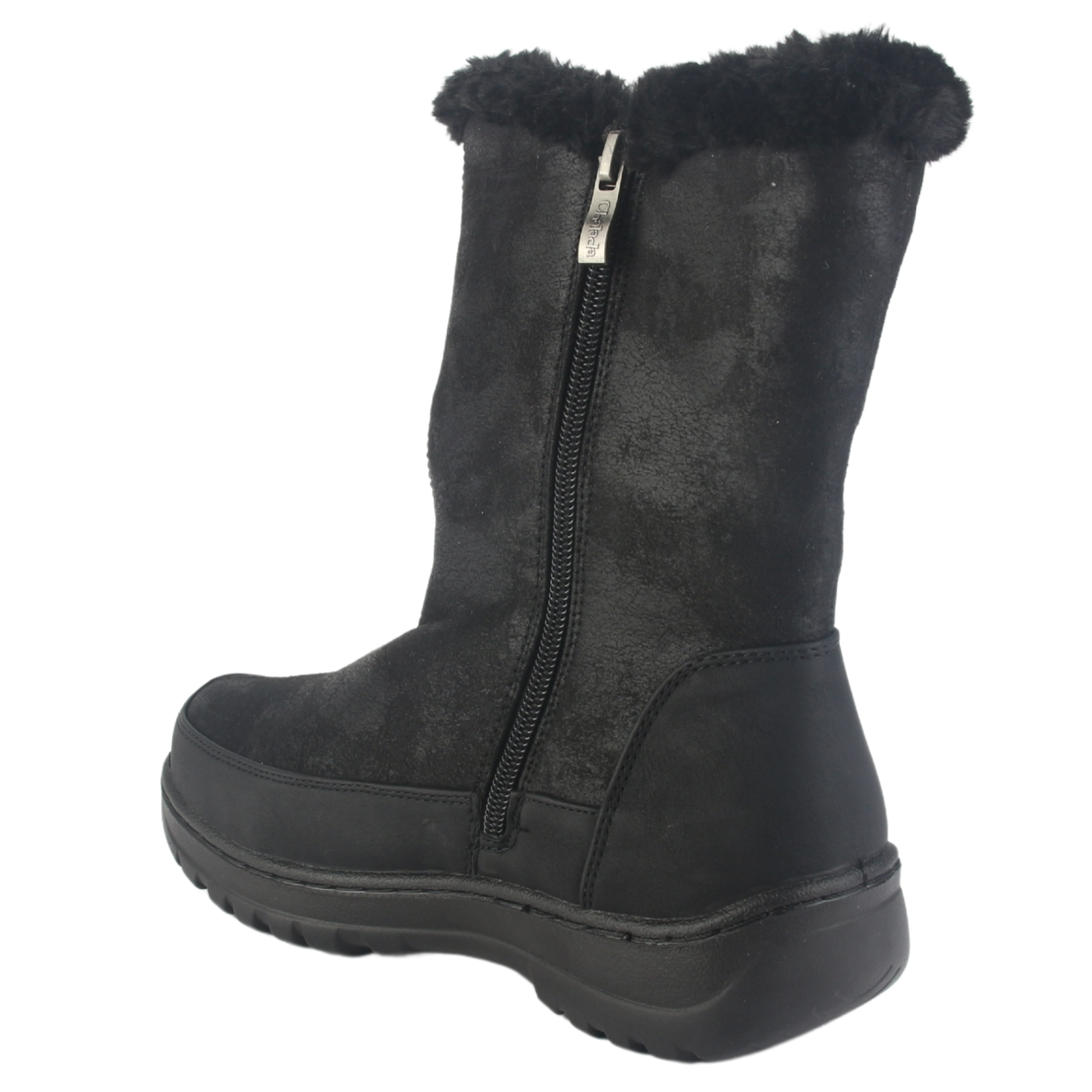 BOTIN CHALADA MUJER QUAL-8 NEGRO CASUAL - 4