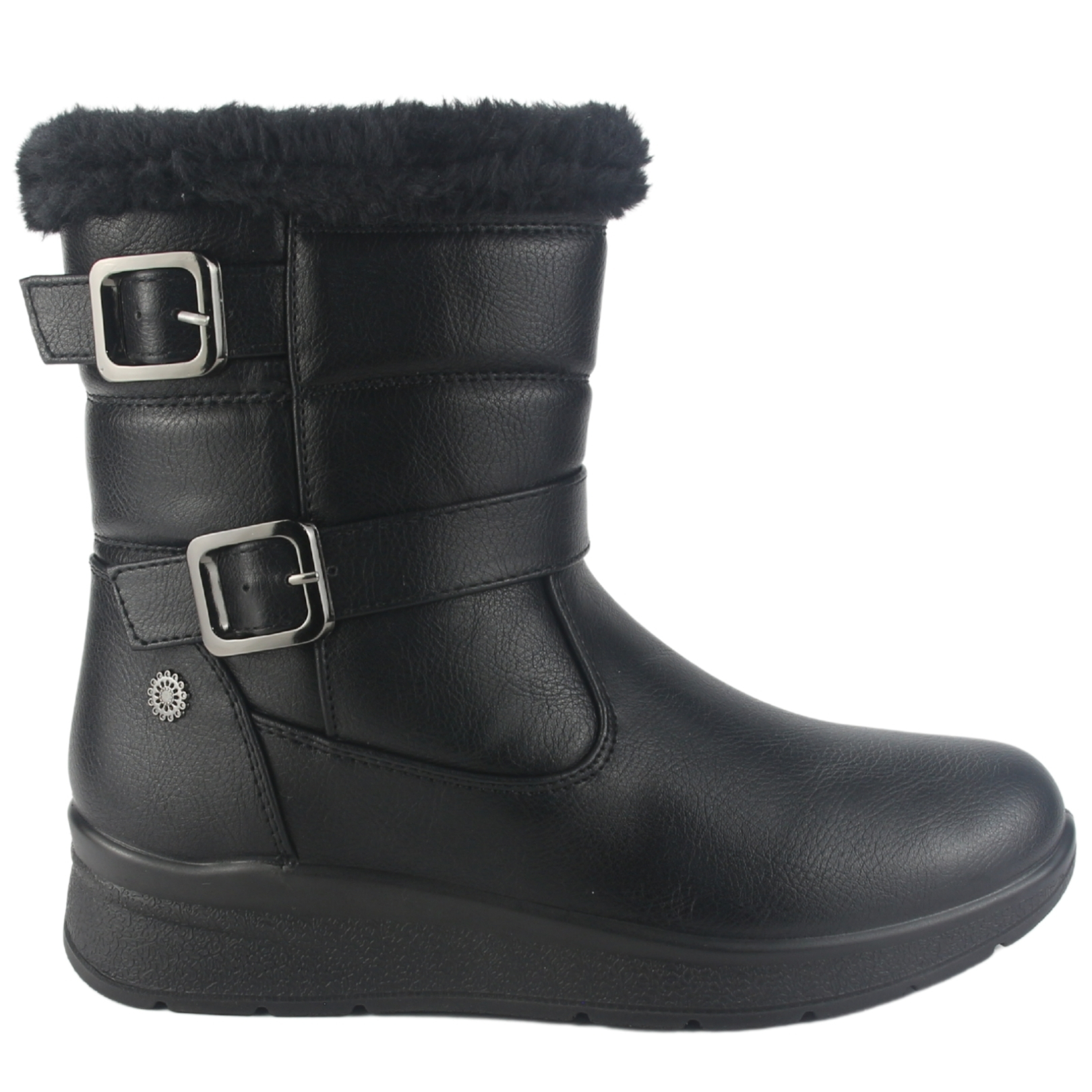 BOTIN CHALADA MUJER CANET-1 NEGRO CASUAL - 1
