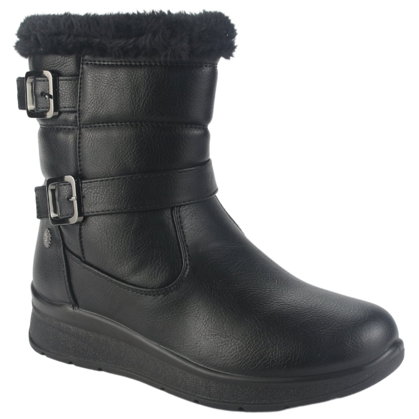 BOTIN CHALADA MUJER CANET-1 NEGRO CASUAL - 3