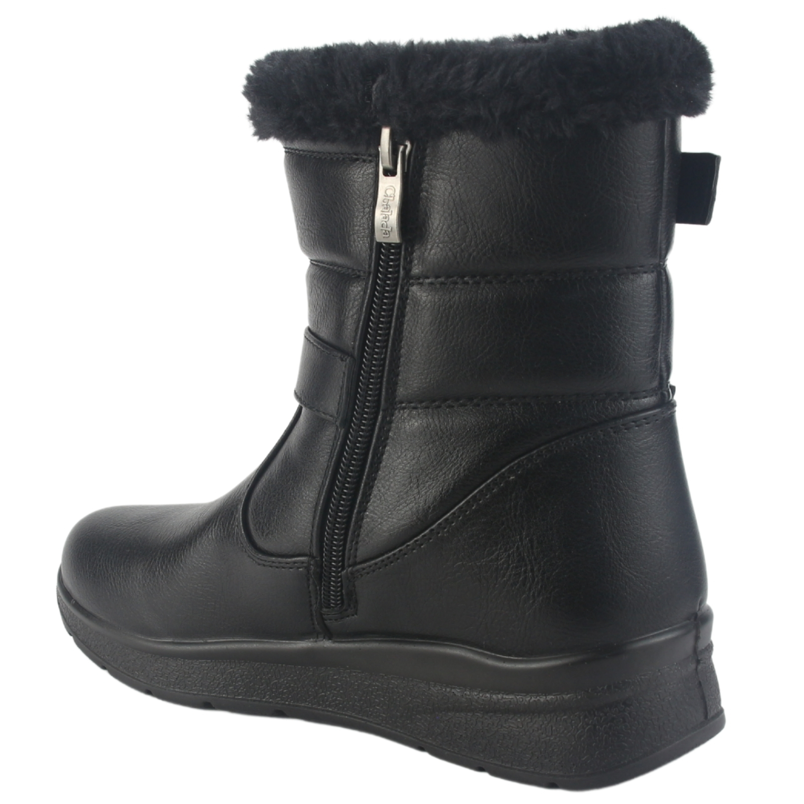 BOTIN CHALADA MUJER CANET-1 NEGRO CASUAL - 4