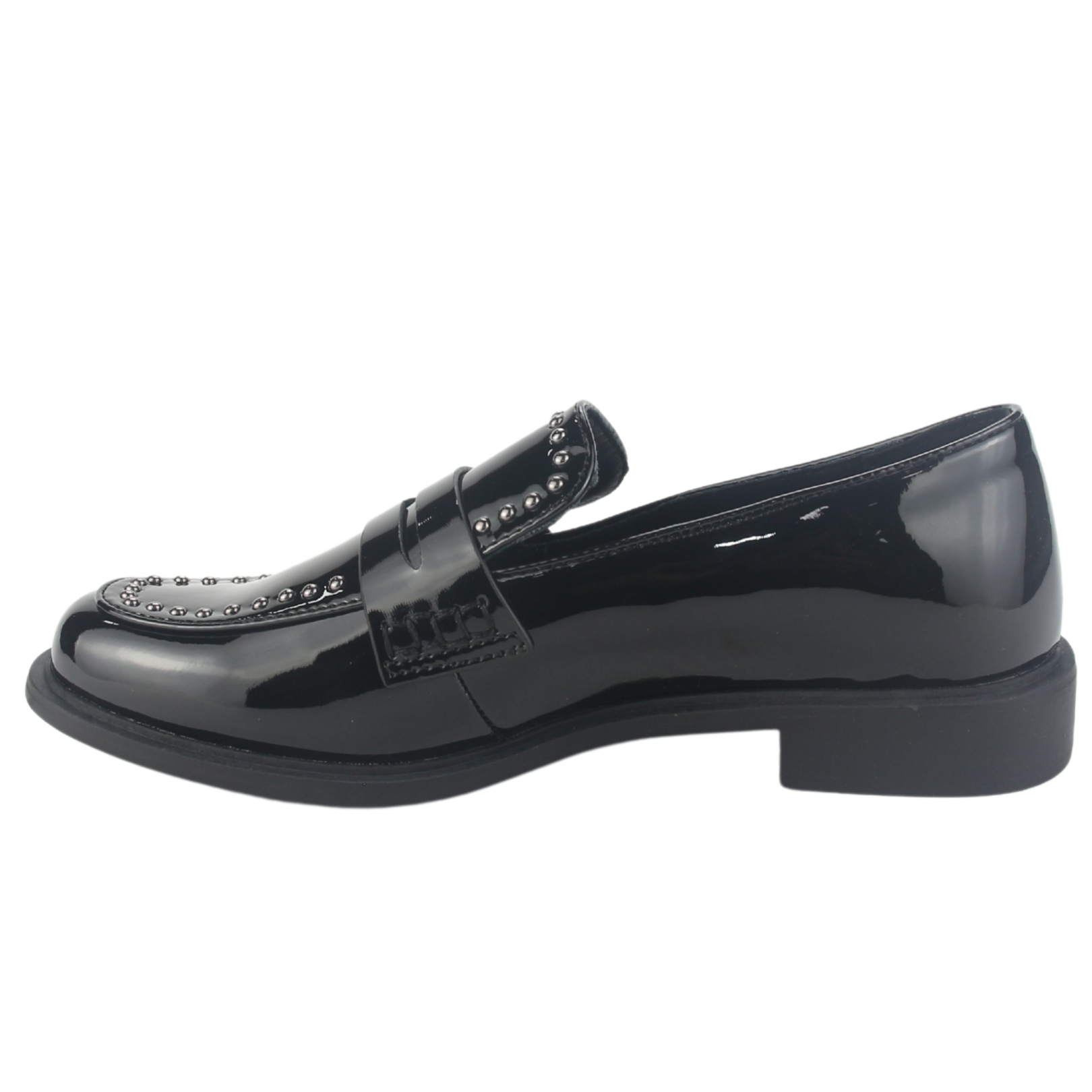 MOCASIN CHALADA MUJER MOCCA-1 NEGRO CASUAL - 2