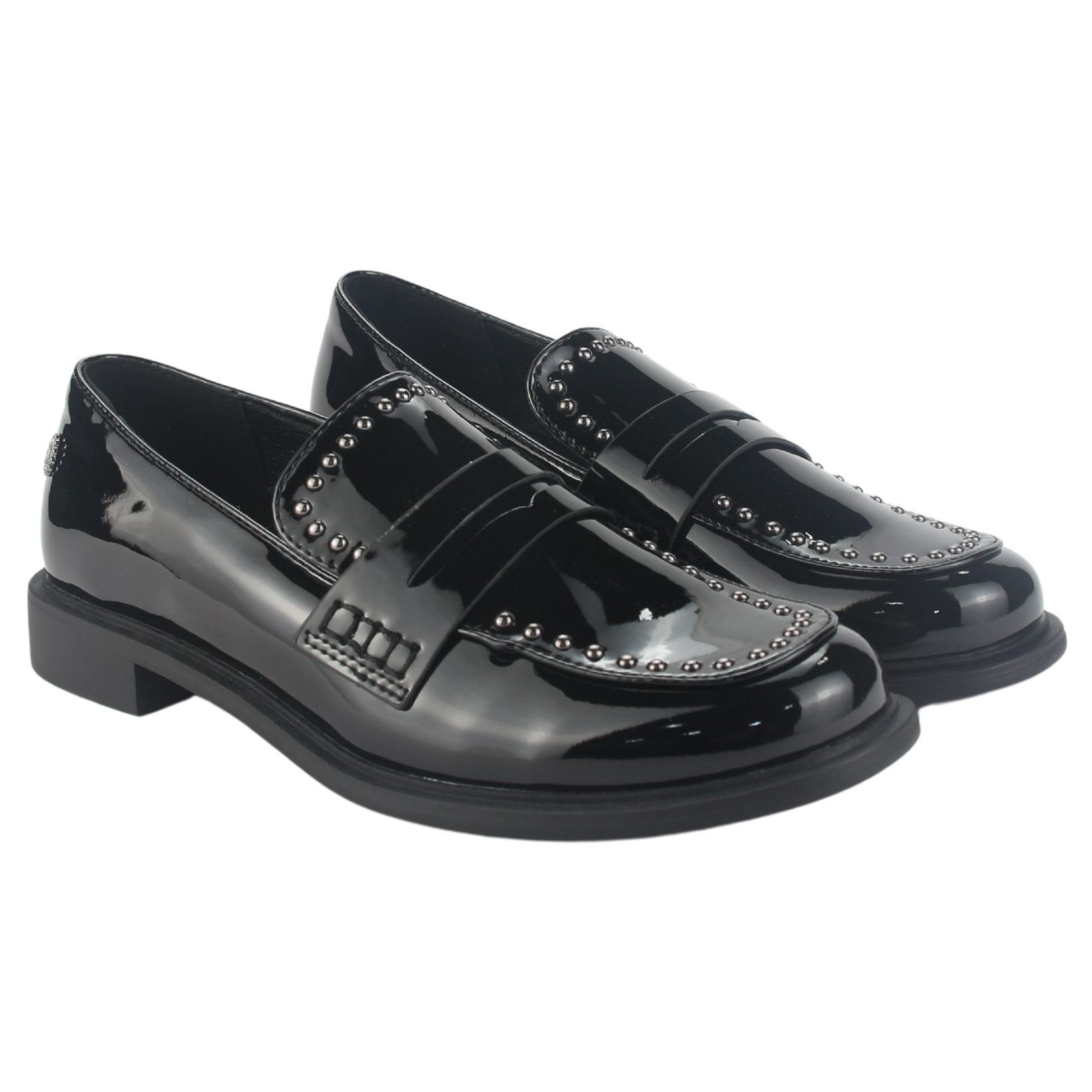 MOCASIN CHALADA MUJER MOCCA-1 NEGRO CASUAL - 5