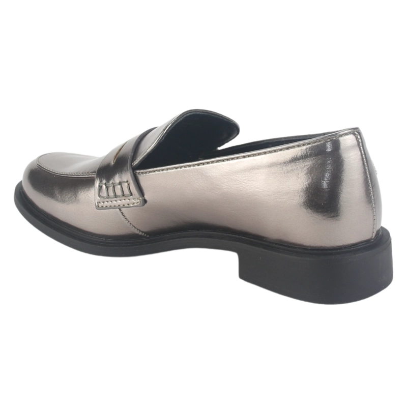 MOCASIN CHALADA MUJER MOCCA-2 PLATEADO CASUAL - 4