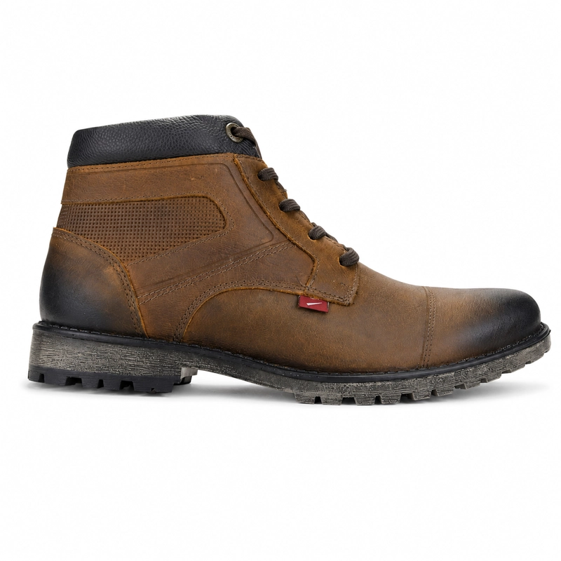 BOTIN FERRACINI HOMBRE 9948 CROSS CAFE  CASUAL - 1