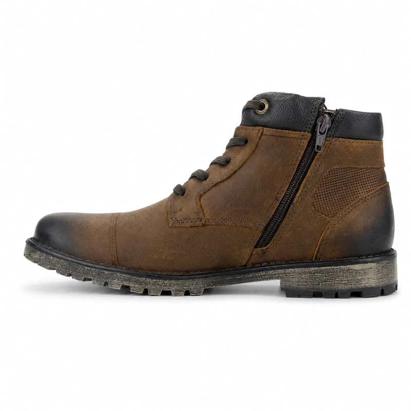 BOTIN FERRACINI HOMBRE 9948 CROSS CAFE  CASUAL - 2