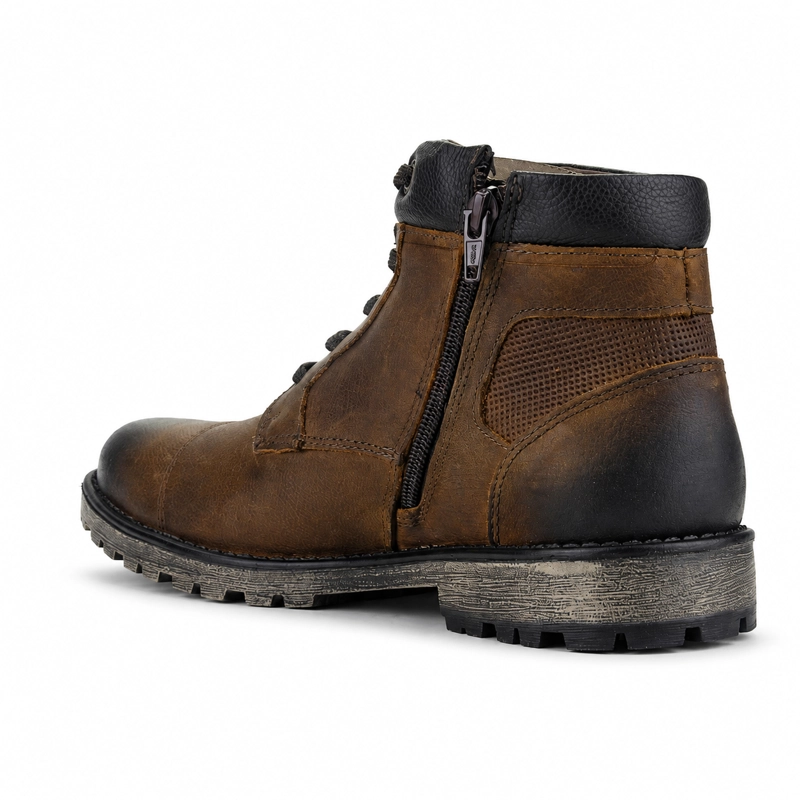 BOTIN FERRACINI HOMBRE 9948 CROSS CAFE  CASUAL - 4