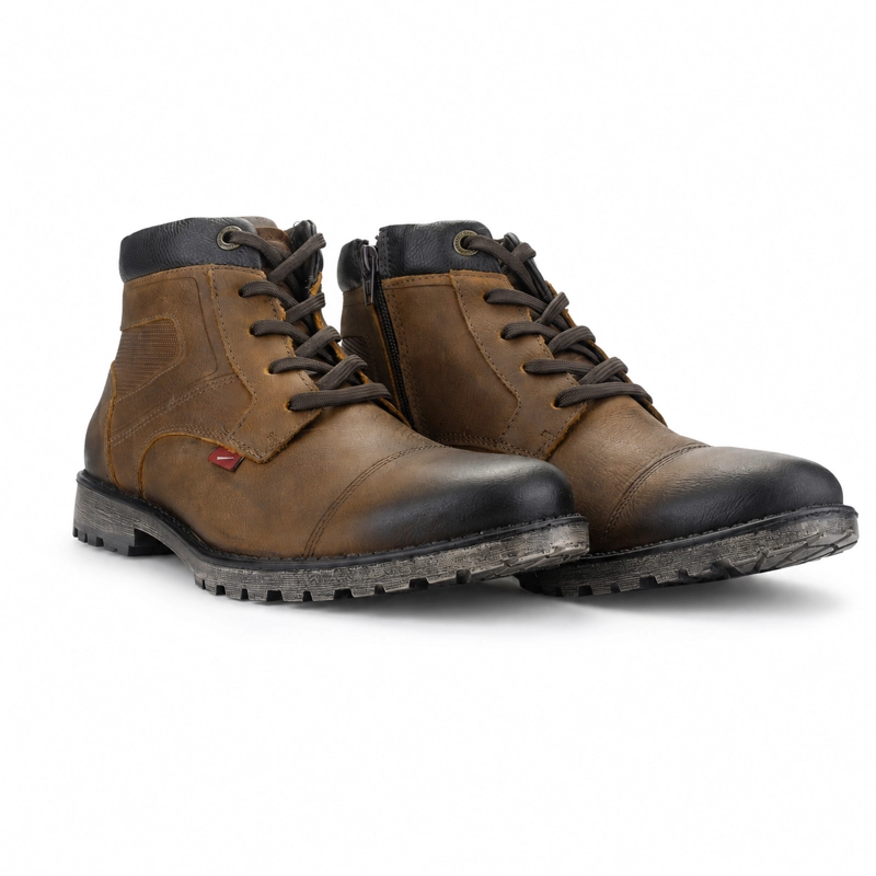 BOTIN FERRACINI HOMBRE 9948 CROSS CAFE  CASUAL - 5