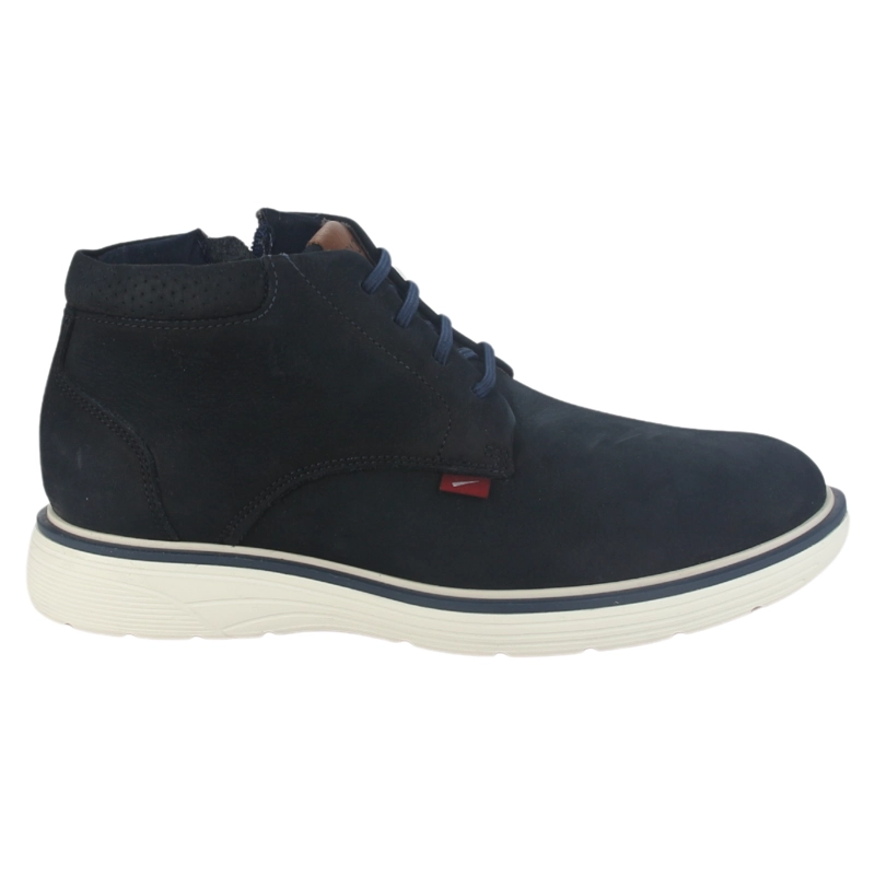 BOTIN FERRACINI HOMBRE 4962 FULL RUSTIC AZUL MARINO CASUAL - 1