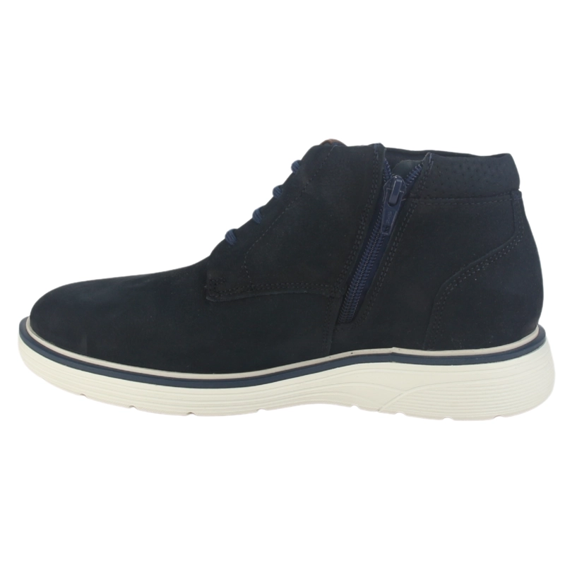 BOTIN FERRACINI HOMBRE 4962 FULL RUSTIC AZUL MARINO CASUAL - 2