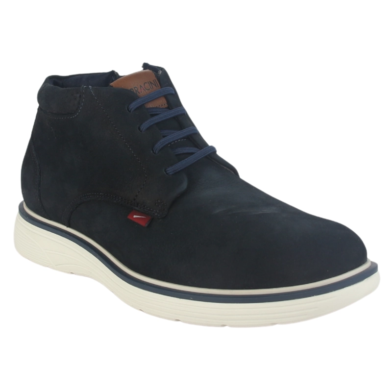 BOTIN FERRACINI HOMBRE 4962 FULL RUSTIC AZUL MARINO CASUAL - 3