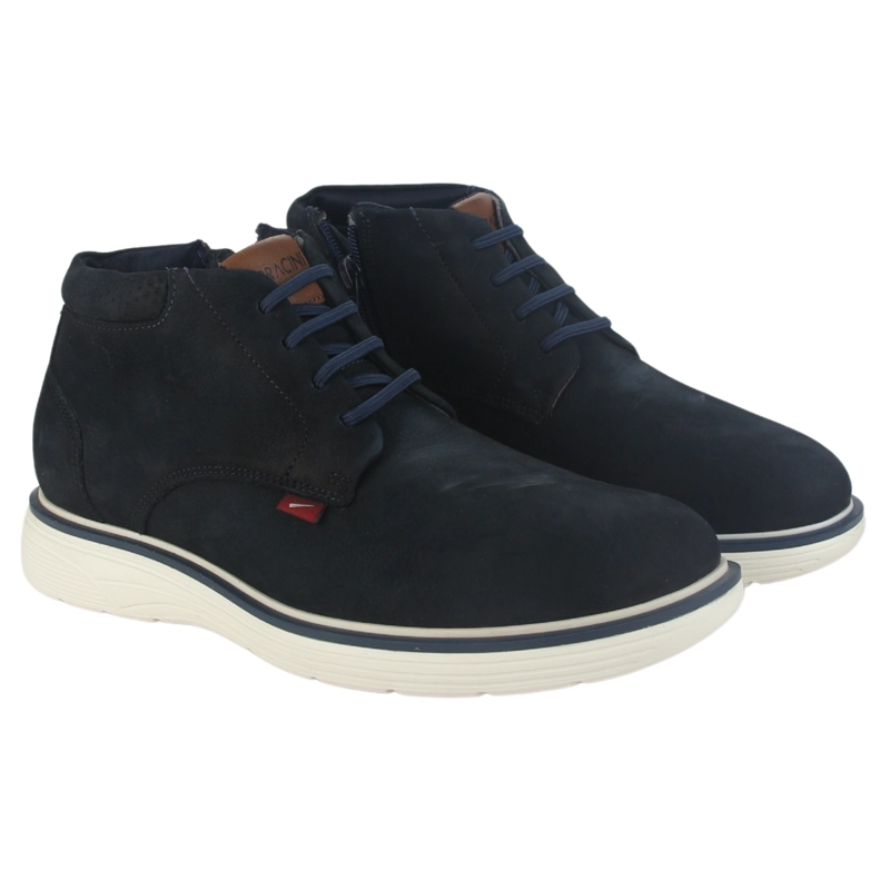 BOTIN FERRACINI HOMBRE 4962 FULL RUSTIC AZUL MARINO CASUAL - 5