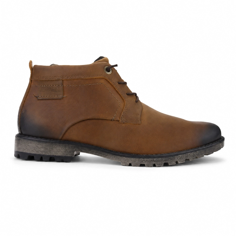 BOTIN FERRACINI HOMBRE 9949 CROSS CAFE  CASUAL - 1