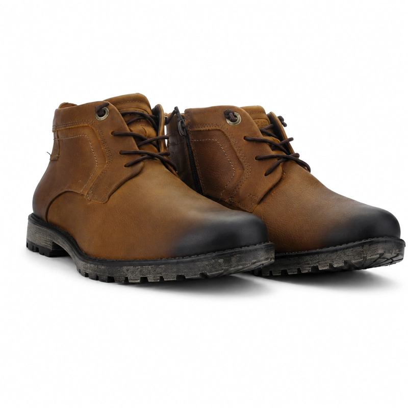 BOTIN FERRACINI HOMBRE 9949 CROSS CAFE  CASUAL - 4