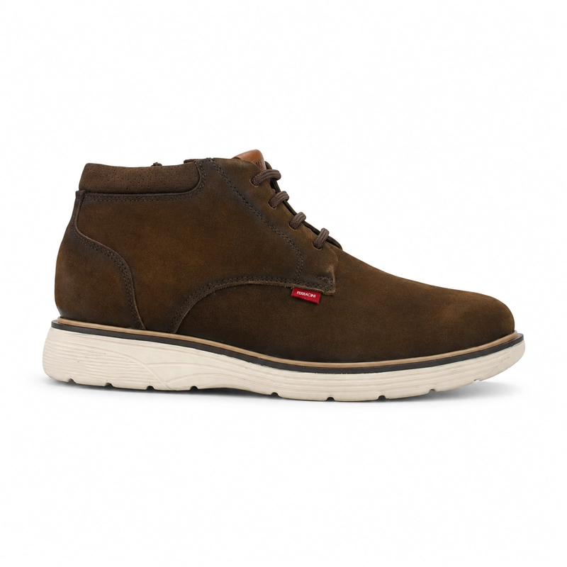 BOTIN FERRACINI HOMBRE 4962 FULL RUSTIC CAFE  CASUAL - 1