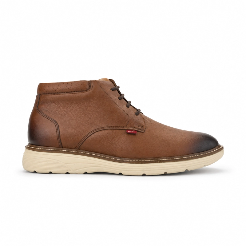 BOTIN FERRACINI HOMBRE 4567 FULL CAFE  CASUAL - 1