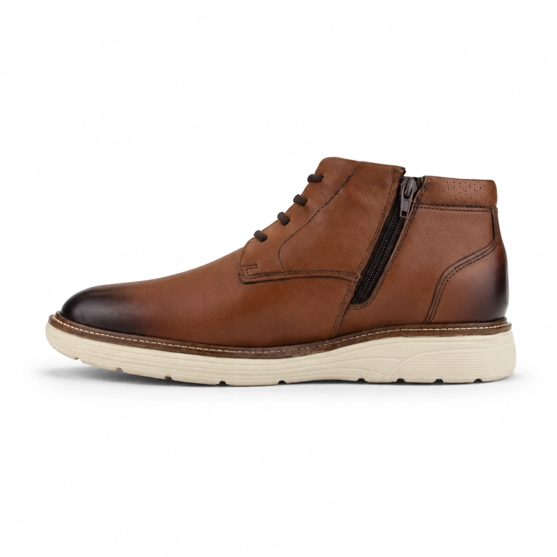 BOTIN FERRACINI HOMBRE 4567 FULL CAFE  CASUAL - 2