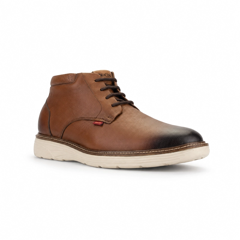BOTIN FERRACINI HOMBRE 4567 FULL CAFE  CASUAL - 3