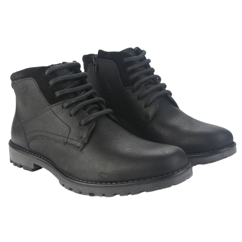 BOTIN FERRACINI HOMBRE 9950 CROSS NEGRO CASUAL - 5