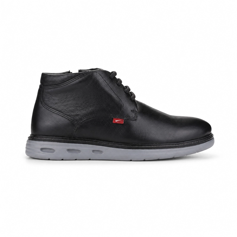 BOTIN FERRACINI HOMBRE 4567 FULL NEGRO CASUAL - 1