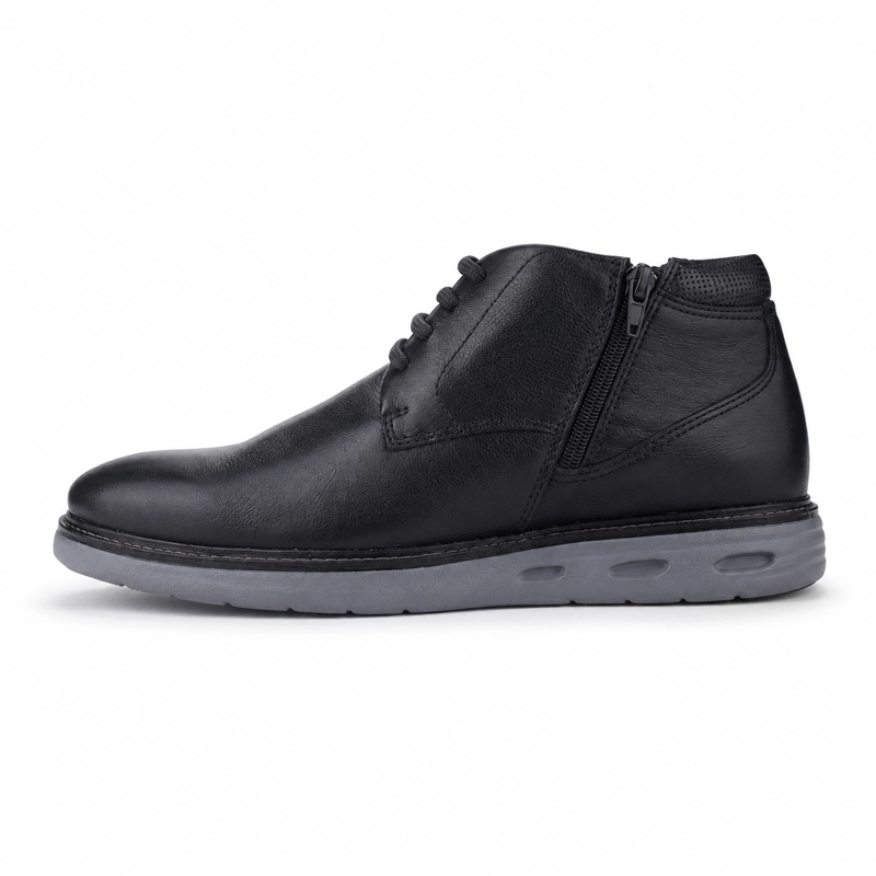 BOTIN FERRACINI HOMBRE 4567 FULL NEGRO CASUAL - 2